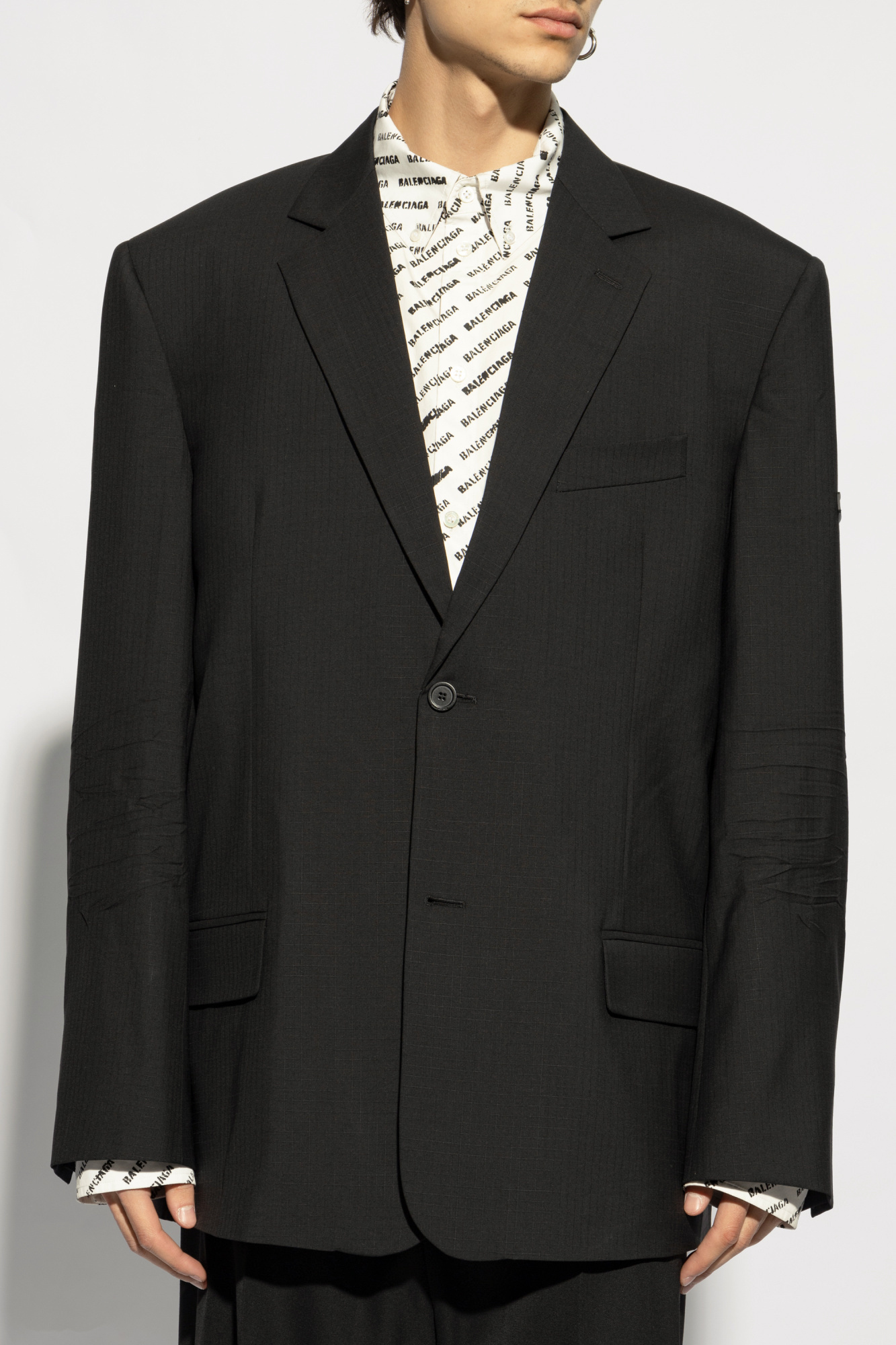 SchaferandweinerShops | Balenciaga Blazer with open lapels